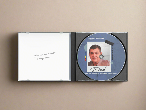 In Loving Memory- Personalized Song CD & Digital Playback- Custom Memorial Song, Personalized Memorial Gift, Custom Tribute Keepsake